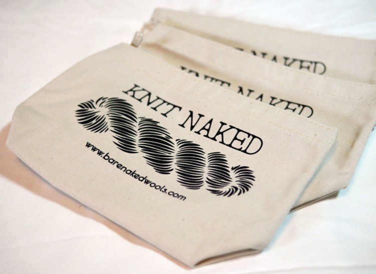 BNW "Knit Naked" Zipper Tote - Click Image to Close