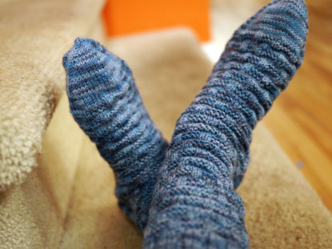 Basketweave Sock - Click Image to Close
