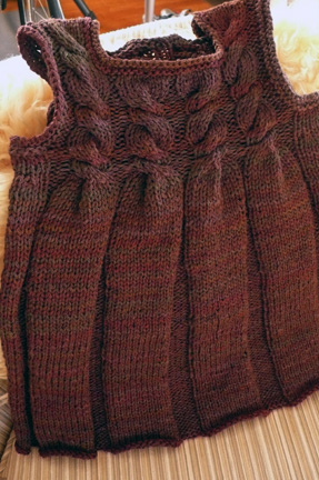 Child’s Cabled Dress - Click Image to Close