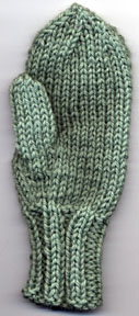Two-Needle Mittens-Child - Click Image to Close
