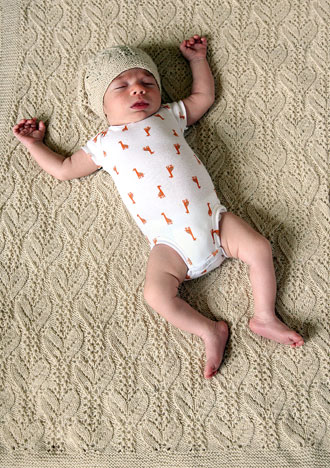 Crocus Patch Blanket - Click Image to Close