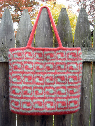 Box in Box Felted Bag - Click Image to Close