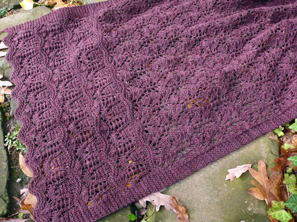 Cluaranach Lace Wrap or Scarf - Click Image to Close