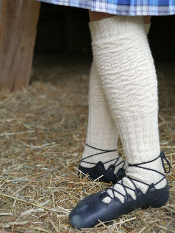 Hornpipe Gansey Sock - Click Image to Close