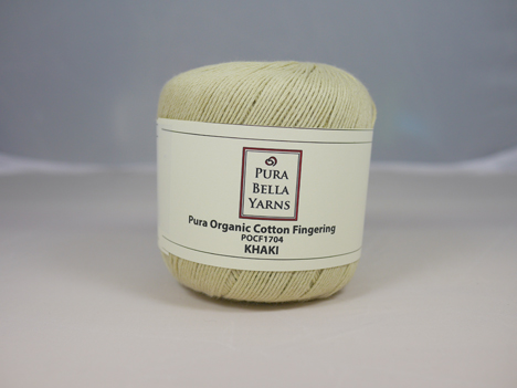 Pura Bella Organic Cotton "Khaki" - Click Image to Close