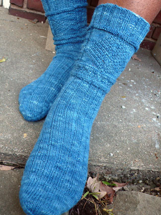 Lighthouse Gansey Sock - Click Image to Close